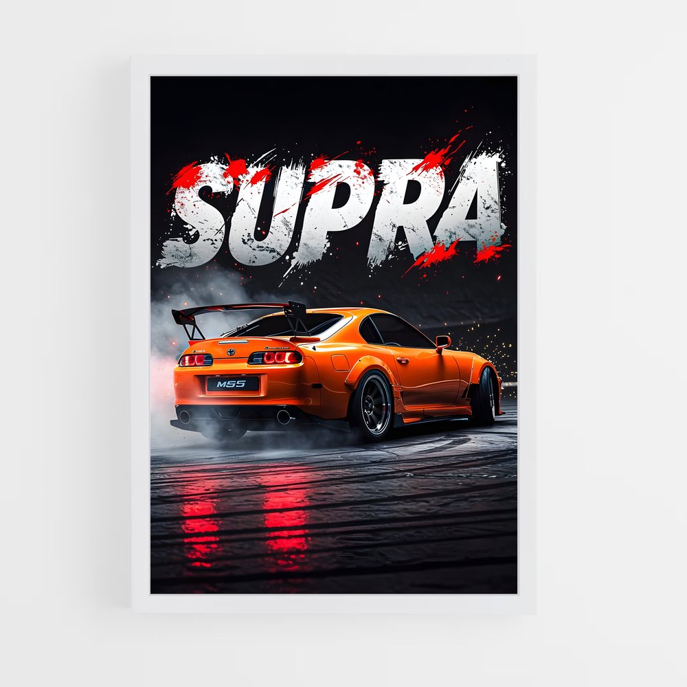 Poster Supra Supercar – affiche Toyota (vue 3)